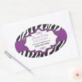 Stickers promotionnels Purple Zebra (Enveloppe)