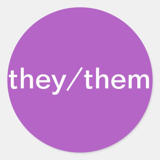 Stickers Pronoun pour les étiquettes Nom (Devant)