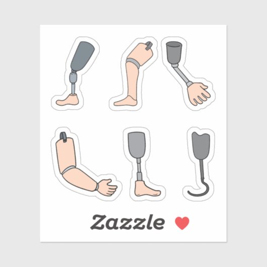 Stickers prothétiques (Feuille)