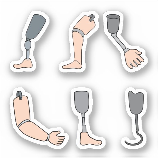 Stickers prothétiques (Devant)