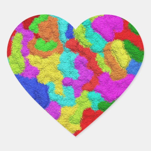 Stickers Psychedelic Glitter Pattern (Voorkant)