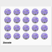 Stickers Purple Daisy (Feuille)