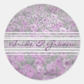 Stickers Purple Petunia Élégant (Devant)