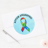 Stickers Puzzle sensibilisation sur l'autisme Ruba (Enveloppe)