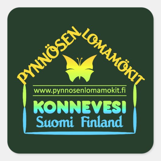 stickers Pynnösen Lomamökit (Devant)