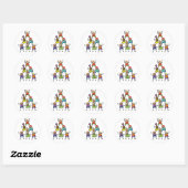 Stickers pyramidaux pour enfants (Feuille)