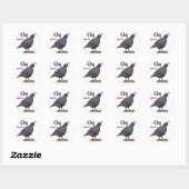Stickers Quail Lettre Q (Feuille)