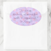 Stickers Qualité Aesop Kindness (Sac)