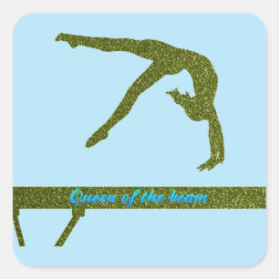 Stickers Queen of the Beam Gymnastique