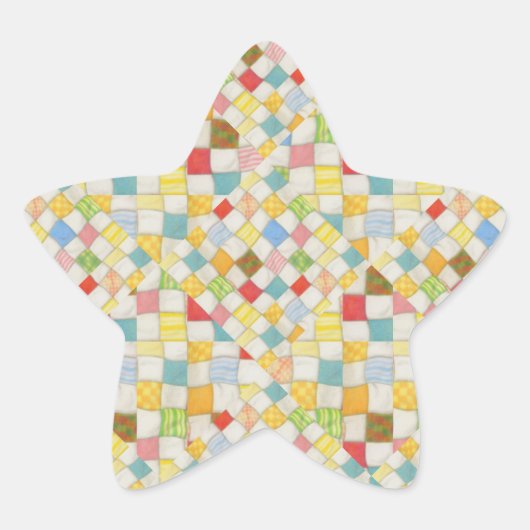 Stickers QUILT MOSAIC Star (Devant)
