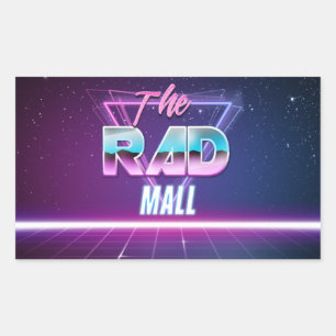 Stickers Rad Mall "Wave 1" 4,5 po x 2,7 po