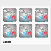 Stickers radio geek Elite (Feuille)