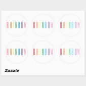 Stickers RAINBOUR Grand rond (Feuille)