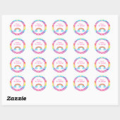 Stickers Rainbow Chevron (Feuille)