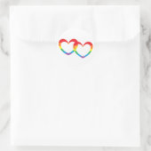 Stickers "Rainbow Double Hearts" (Sac)