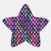 Stickers Rainbow Dragon Scales (Devant)