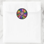 Stickers Rainbow Floweret-20 par feuille (Sac)