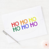 Stickers Rainbow Ho Ho Ho (Enveloppe)