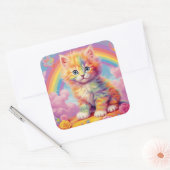 Stickers Rainbow Kitten (Enveloppe)