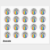 Stickers Rainbow Kitty Vomit (Feuille)