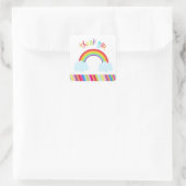 Stickers Rainbow Merci Favor (Sac)