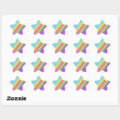 Stickers Rainbow Star (Feuille)