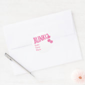 Stickers Rappel Bunko Rose (Enveloppe)