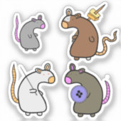 Stickers Rat Trot Gang (Recto)