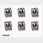 Stickers - Rated M for Messy (Feuille)