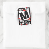 Stickers - Rated M for Messy (Sac)