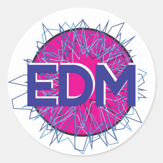Stickers Rave EDM (Devant)