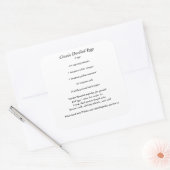 Stickers recettes classiques d'oeufs décapités (Enveloppe)