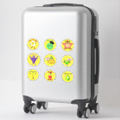 Stickers Récompenses pour enseignants de fruits et (Sur valise)