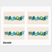Stickers Rectangle (Feuille)