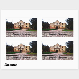 Stickers Rectangle Alamo