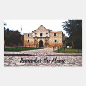 Stickers Rectangle Alamo (Devant)