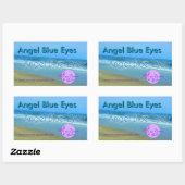 Stickers Rectangle Angel Blue Eyes (Feuille)