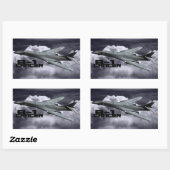 Stickers Rectangle B-1 Lancer (Feuille)