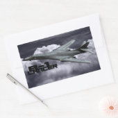Stickers Rectangle B-1 Lancer (Enveloppe)
