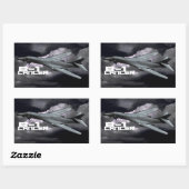 Stickers Rectangle B-1 Lancer (Feuille)