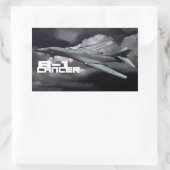 Stickers Rectangle B-1 Lancer (Sac)