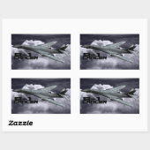Stickers Rectangle B-1 Lancer (Feuille)