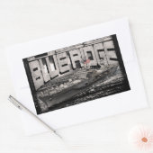 Stickers Rectangle Blue Ridge du navire de command (Enveloppe)