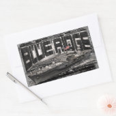 Stickers Rectangle Blue Ridge du navire de command (Enveloppe)