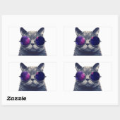 Stickers Rectangle, brillant, 4,5 x 2,7 pouces (4  (Feuille)