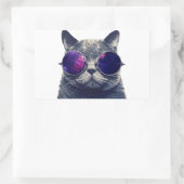 Stickers Rectangle, brillant, 4,5 x 2,7 pouces (4  (Sac)