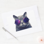 Stickers Rectangle, brillant, 4,5 x 2,7 pouces (4  (Enveloppe)
