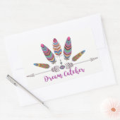 Stickers Rectangle, brillant, 4,5 x 2,7 pouces (fe (Enveloppe)