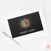 Stickers Rectangle, brillant, 4,5 x 2,7 pouces PRI (Enveloppe)
