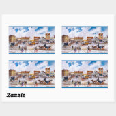 Stickers Rectangle Broadway NYC 1810 (Feuille)